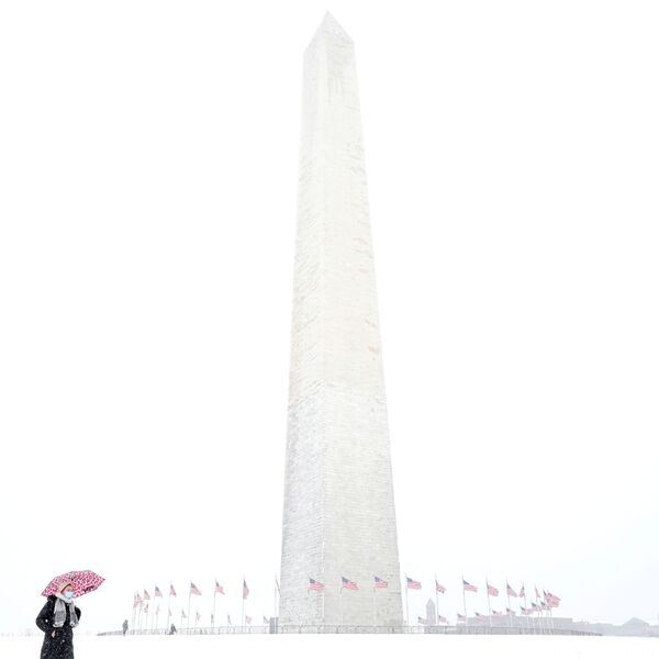 Furtună de zăpadă în Washington, SUA. - Sputnik Moldova-România