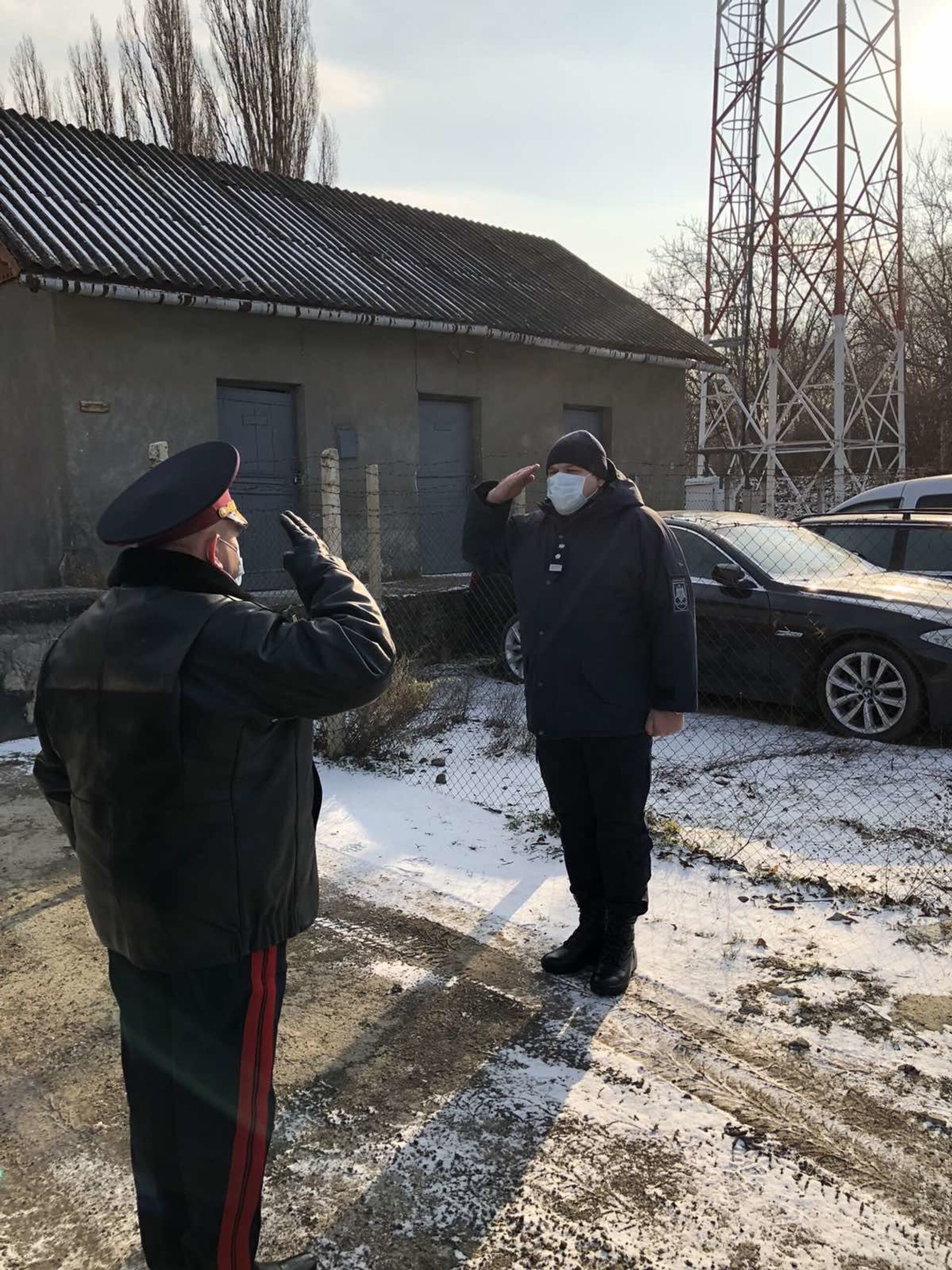 Foto: Conducerea Poliției de Frontieră a mers într-o vizită-surpriză la Leușeni - Sputnik Moldova, 1920, 13.02.2021