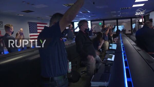 USA: Touchdown confirmed - NASA engineers celebrate as Perseverance rover lands on Mars - Sputnik Moldova-România
