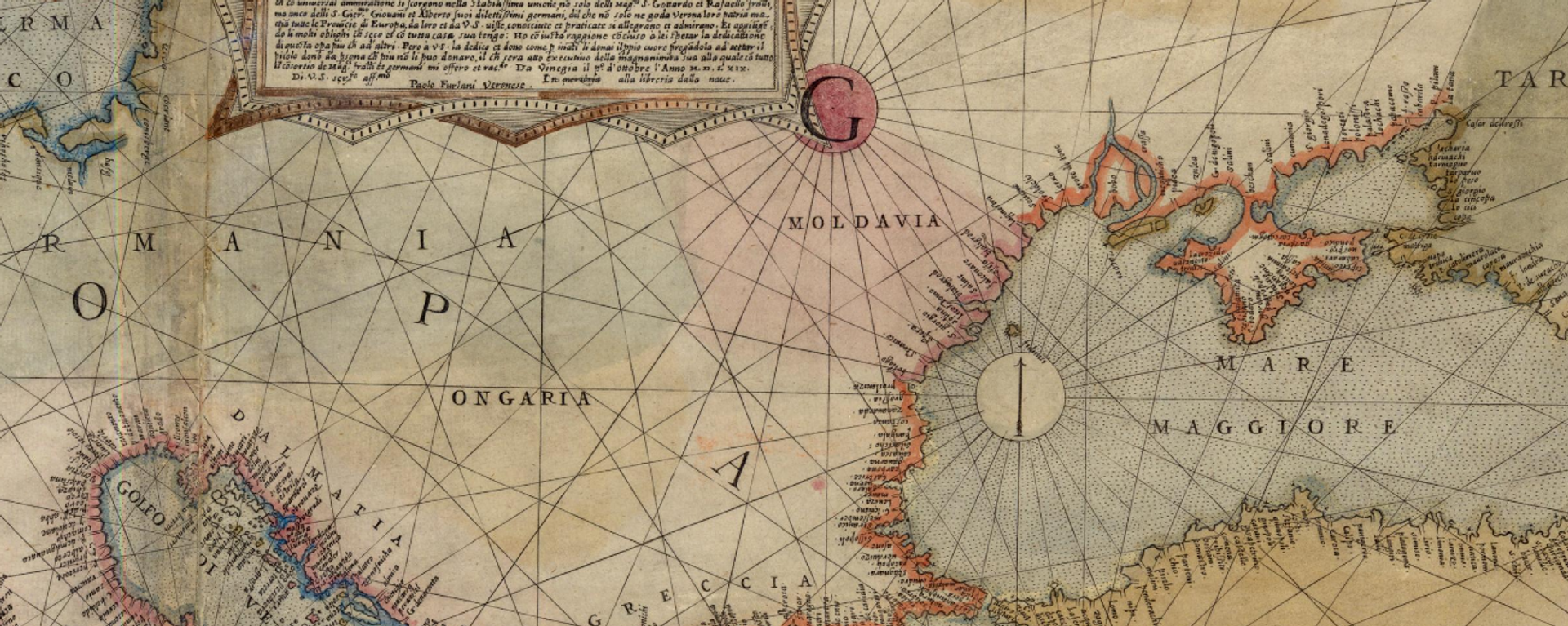 Молдавия на карте Европы П.Форлани, 1569 год. - Sputnik Молдова, 1920, 21.02.2021