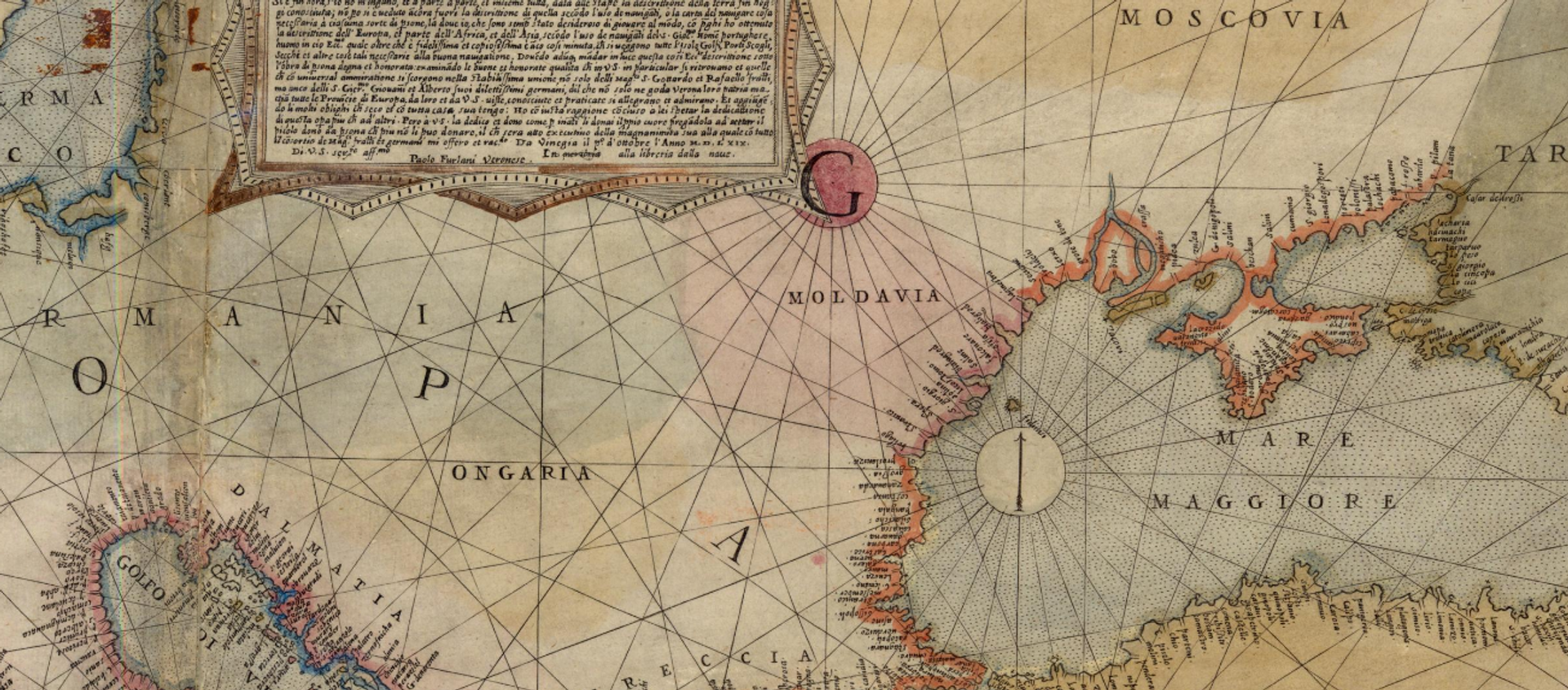 Молдавия на карте Европы П.Форлани, 1569 год. - Sputnik Молдова, 1920, 21.02.2021