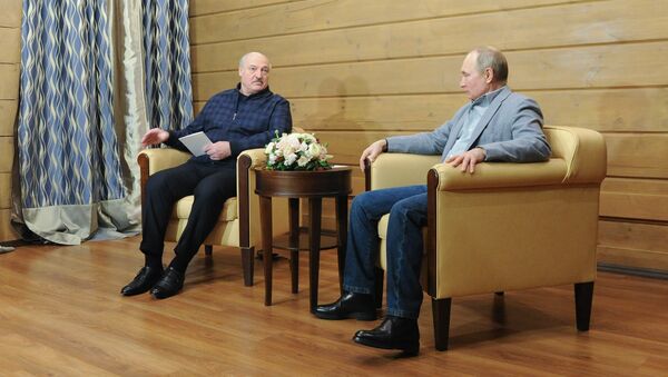 Президент РФ В. Путин встретился с президентом Белоруссии А. Лукашенко - Sputnik Moldova