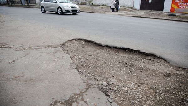 Кишиневские ямы на дорогах - Sputnik Moldova