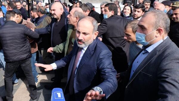 Протесты против Пашиняна в Армении 25.02.2021 - Sputnik Moldova
