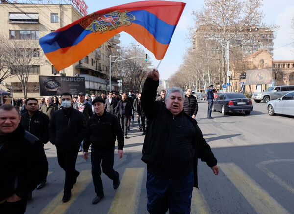 Протесты против Пашиняна в Армении 25.02.2021 - Sputnik Молдова