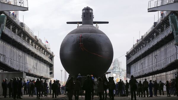 Спуск на воду подводной лодки Кронштадт - Sputnik Moldova