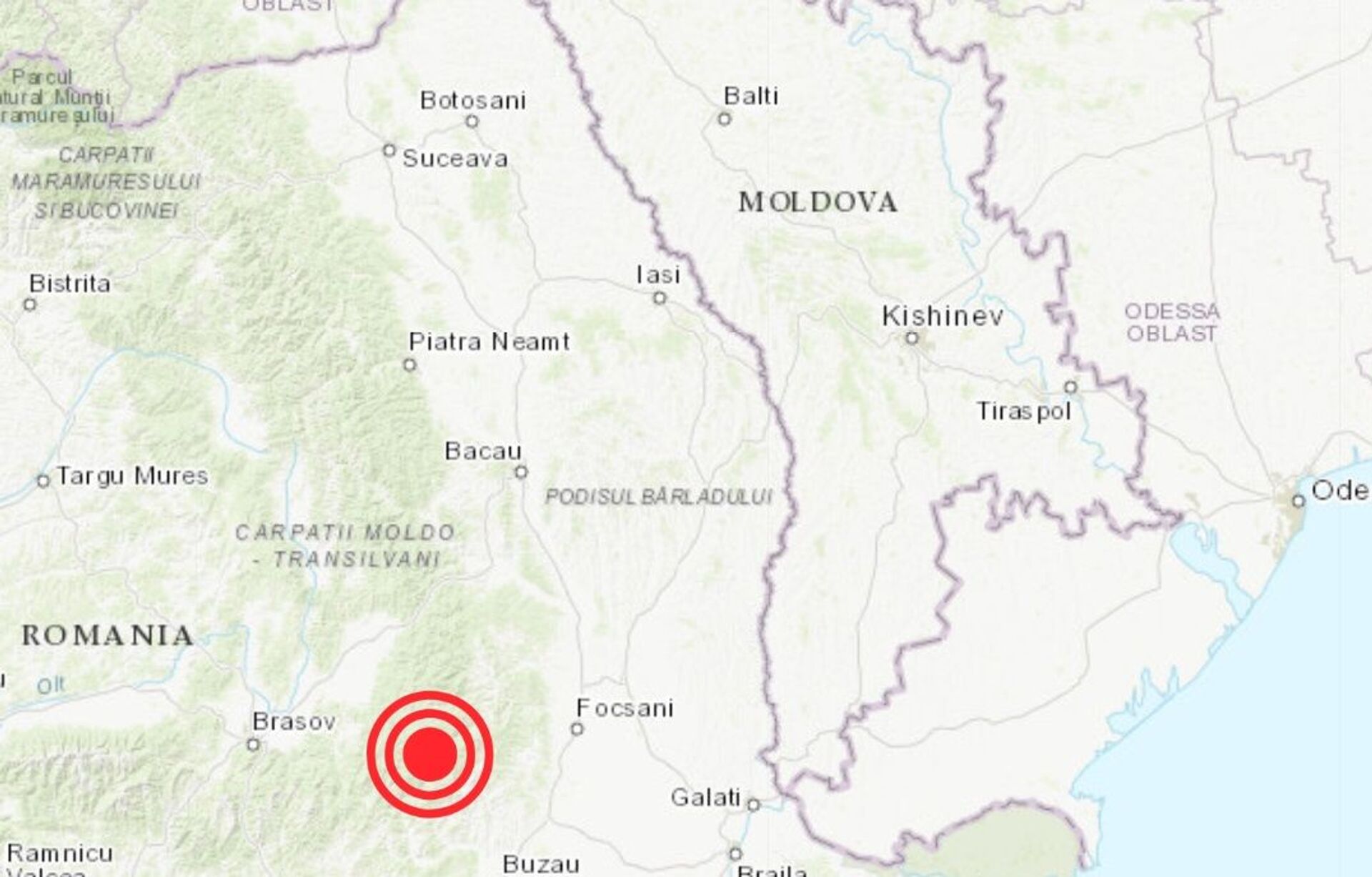Cutremur în Vrancea la adâncime intermediară - resimțit în Moldova - Sputnik Moldova-România, 1920, 27.02.2021