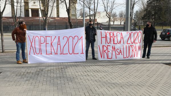 Protest HoReCa - Sputnik Moldova