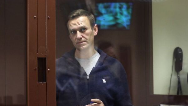 Алексей Навальный в зале Бабушкинского районного суда - Sputnik Moldova