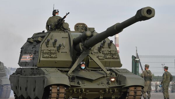 Ночная репетиция парада Победы в Москве - Sputnik Moldova-România
