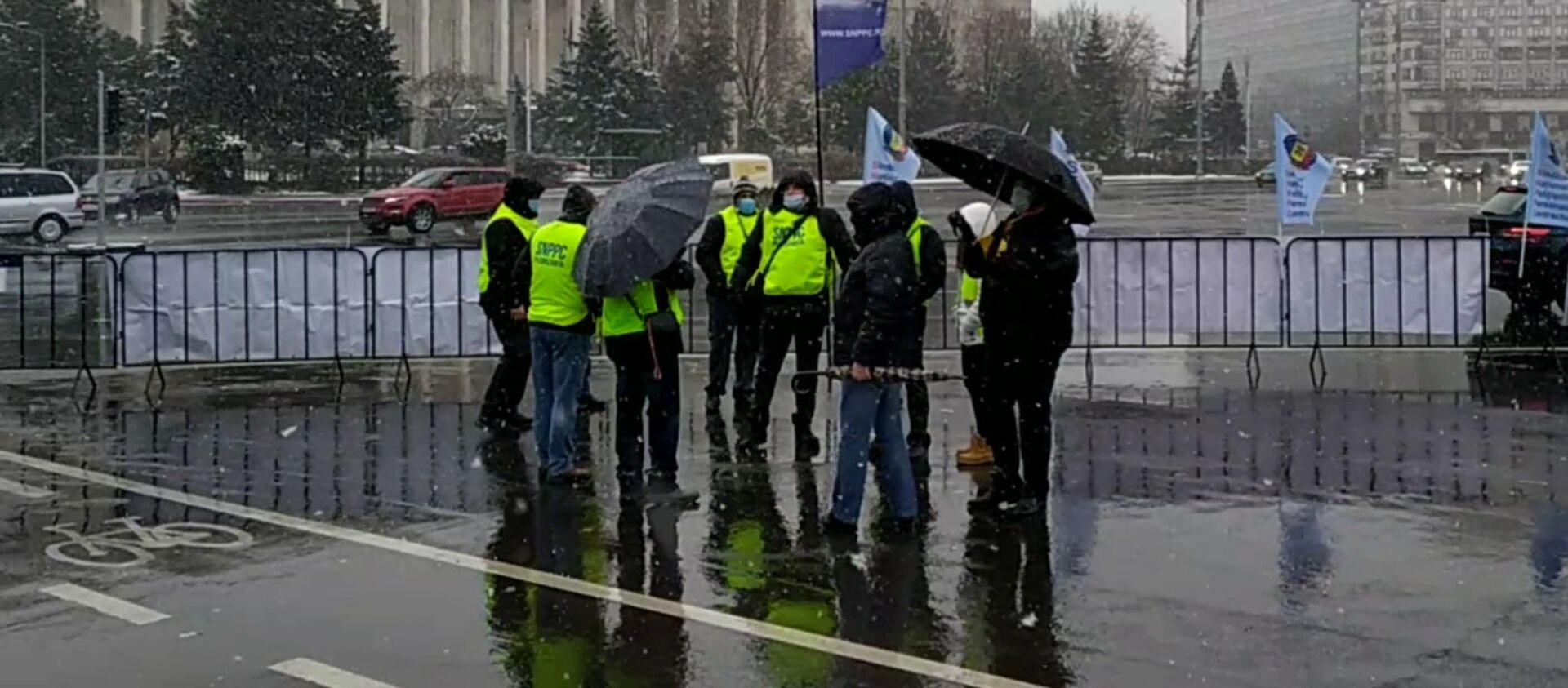 Protestul Sindicatului Național al Polițiștilor la București - Sputnik Moldova-România, 1920, 10.03.2021