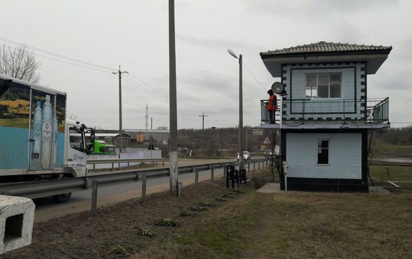 Железнодорожный переезд в селе Буджак - Sputnik Молдова