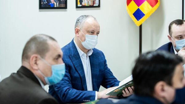  Igor Dodon, la o întrevedere de lucru cu membrii Comitetului Național „Victoria” - Sputnik Moldova