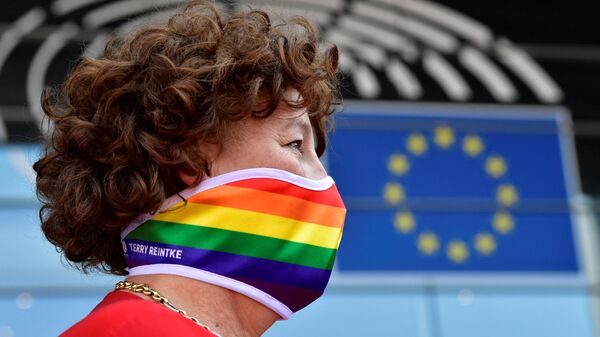 Demonstrație LGBT la Parlamentul European - Sputnik Moldova