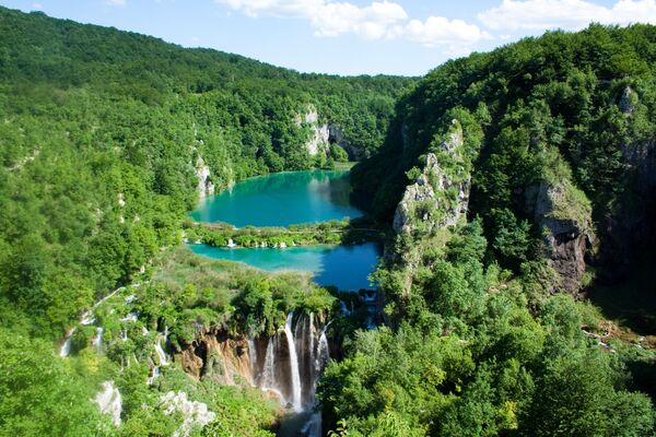 Национальный парк Плитвицкие озера в Хорватии - Sputnik Молдова