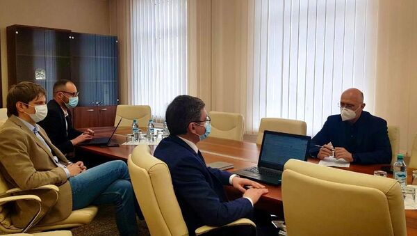 Встреча Игоря Гросу с представителями Демпартии - Sputnik Moldova