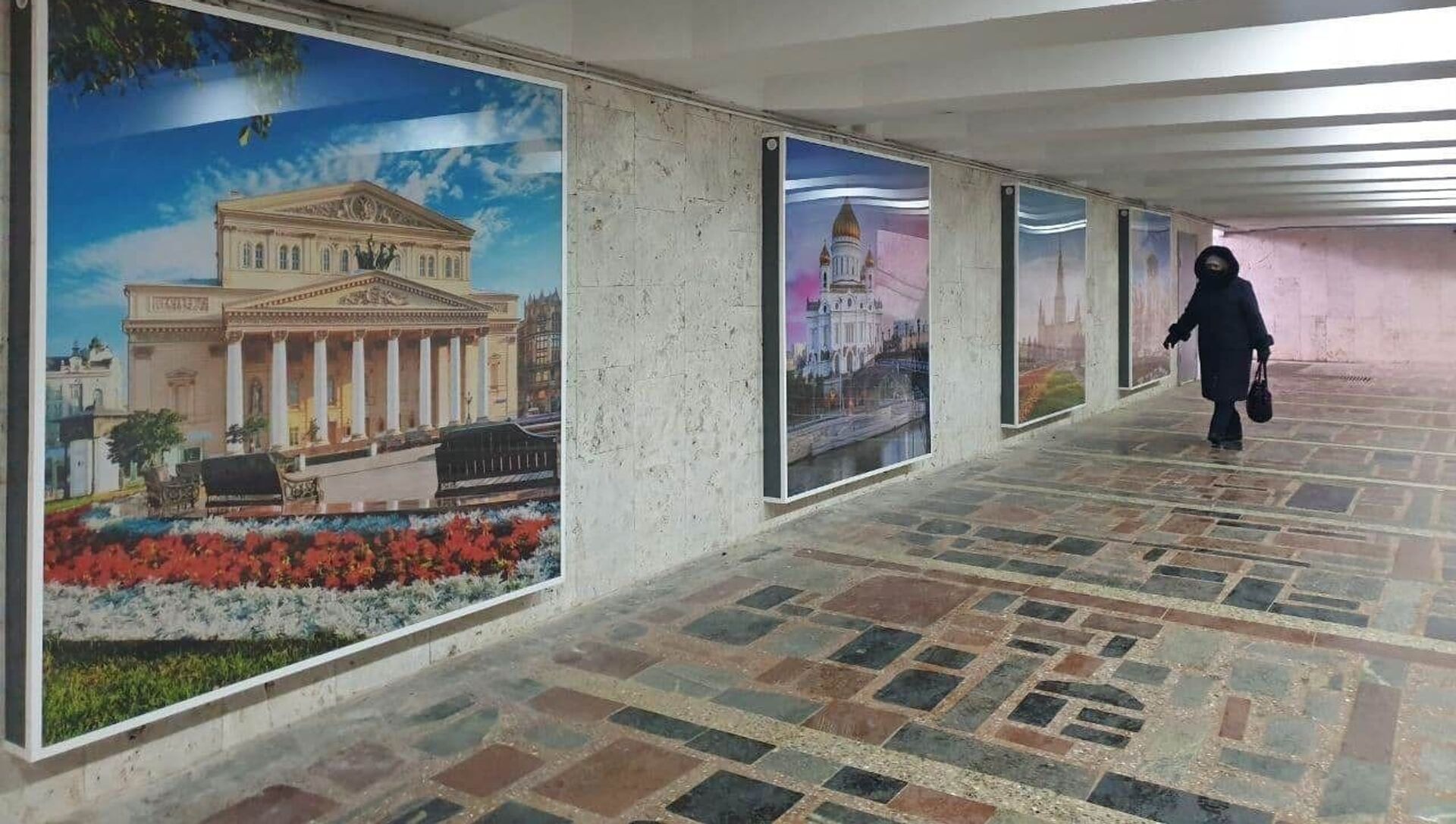 Trecerea subterană din sectorul Râșcani a fost decorată cu imagini tematice din Kiev și Moscova - Sputnik Moldova, 1920, 24.03.2021