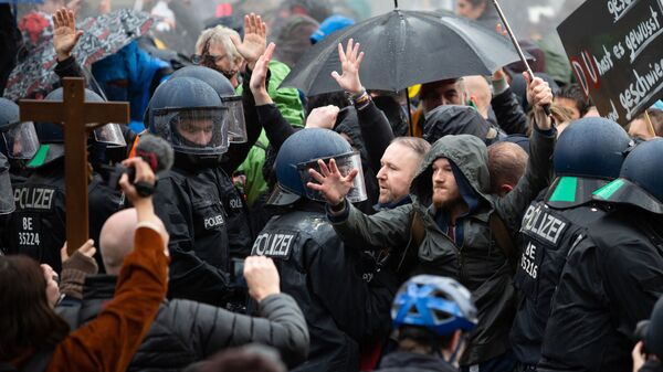 Proteste la Berlin, Germania, imagine simbolică - Sputnik Moldova