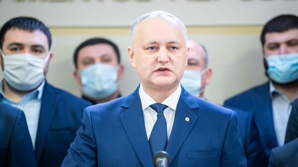 Брифинг для прессы Председателя ПСРМ И. Додона - Sputnik Moldova