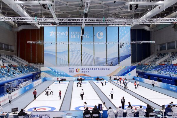 Тестовые соревнования по керлингу к Зимним Олимпийским играм 2022 года в Пекине, Китай - Sputnik Молдова
