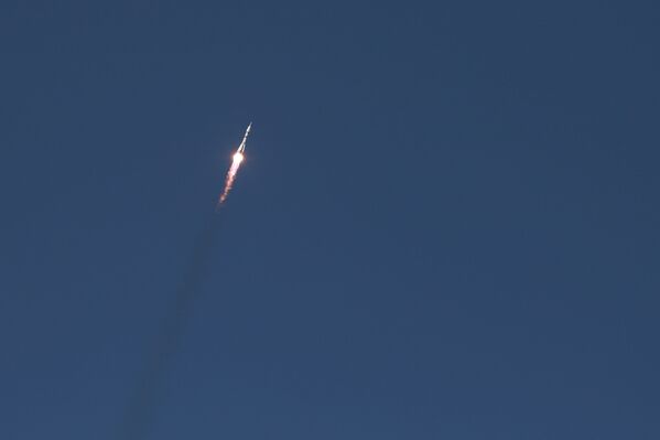 Запуск ракеты-носителя Союз-2.1а с кораблем Союз МС-18 с космодрома Байконур - Sputnik Молдова