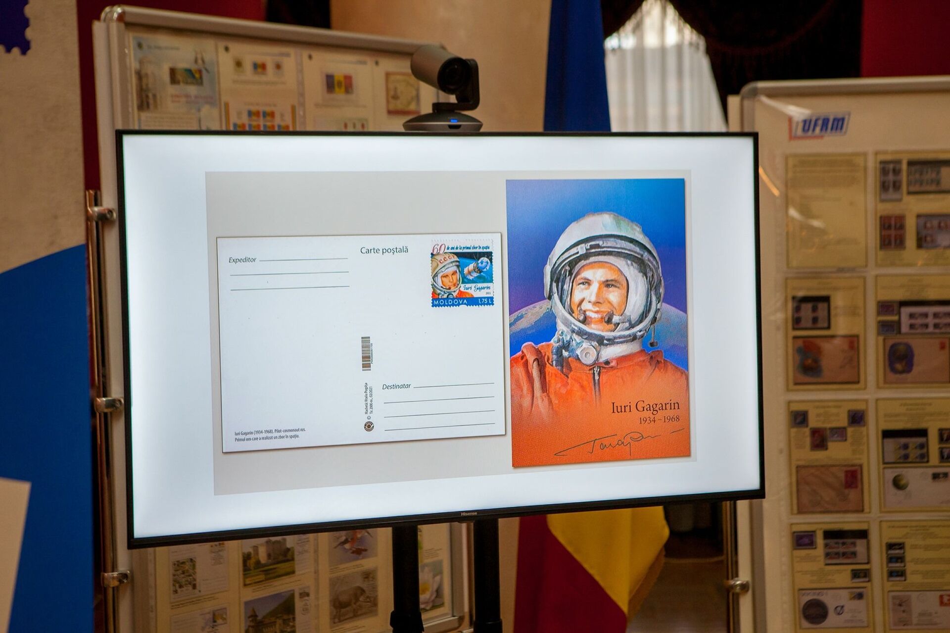 Фото: подарок филателистам от Почты Молдовы - в честь Гагарина  - Sputnik Молдова, 1920, 12.04.2021