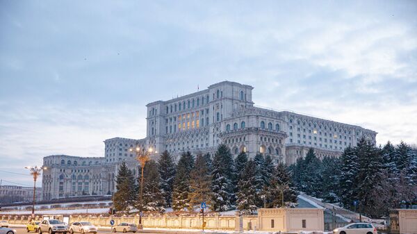 Parlamentul României Casa poporului București - Sputnik Moldova-România