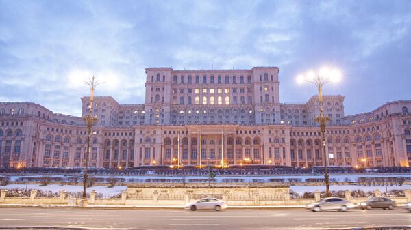 Parlamentul României Casa poporului București - Sputnik Moldova