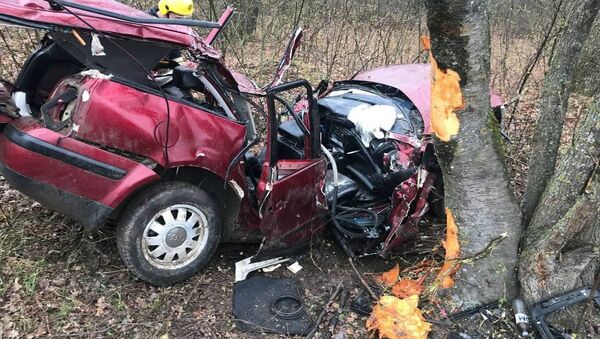 Grav accident de circulație la Ocnița, în jurul orei 09.00, pe șoseaua Briceni-Ocnița-Otaci - Sputnik Moldova