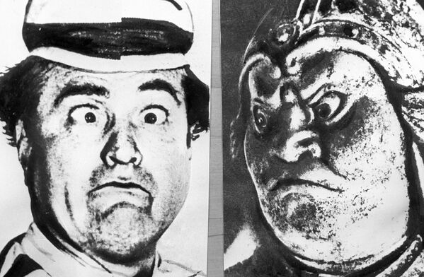 Американский комик Рэд Скелтон и японский бог войны VII века - Sputnik Moldova