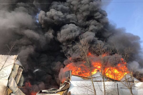 Пожар на Каля Басарабией - Sputnik Молдова