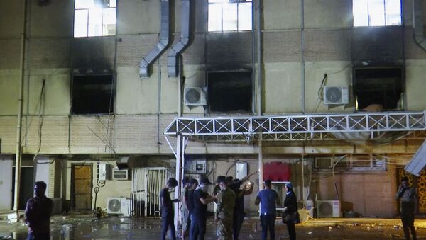 Пожар в больнице в Багдаде (Ирак), где погибло 28 человек - Sputnik Молдова