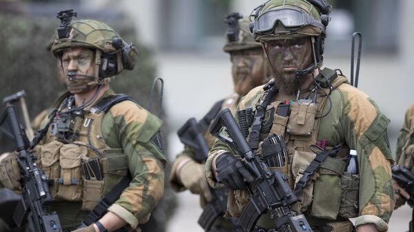 Норвежские солдаты батальона усиленного передового присутствия НАТО - Sputnik Moldova