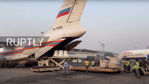 India: Russian aid arrives in New Delhi as COVID-19 cases soar - Sputnik Молдова