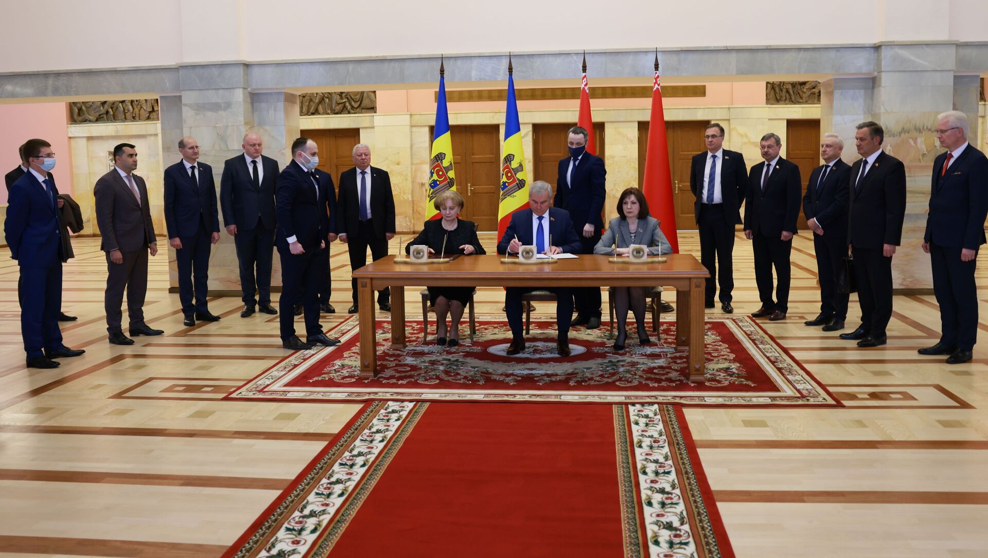 В Минске подписана совместная декларация парламента Молдовы и Нацсобрания Беларуси - Sputnik Moldova, 1920, 06.05.2021