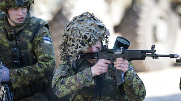 Военные учения НАТО Spring storm в Эстонии - Sputnik Moldova