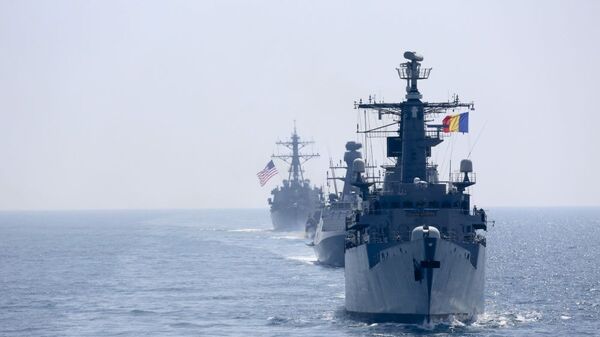 Корабли стран НАТО в Черном море - Sputnik Moldova-România