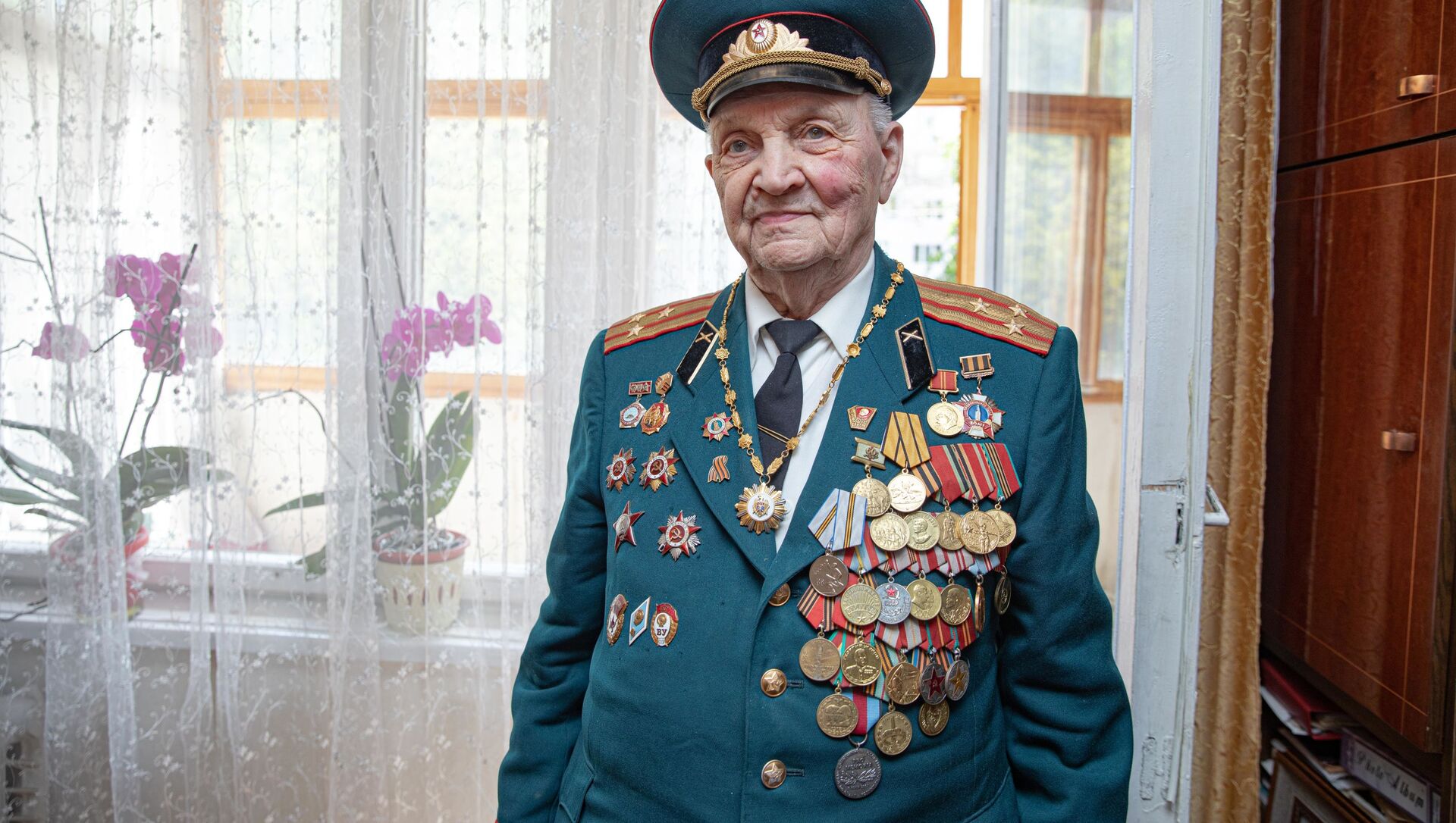 Veteran 100 de ani fanfara militară - Sputnik Молдова, 1920, 09.05.2021