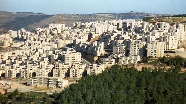Кварталы жилых домов, построенные после арабо-израильской войны 1967 года. Восточный, арабский Иерусалим. - Sputnik Молдова