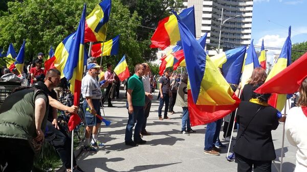 Protest  în București - Sputnik Moldova-România