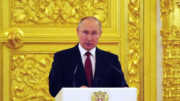 Президент РФ В. Путин принял верительные грамоты у 23 вновь прибывших послов иностранных государств - Sputnik Moldova-România
