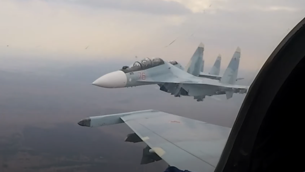 Лётчики ЗВО сдали зачёт на истребителях Су-30СМ для заступления на боевое дежурство - Sputnik Moldova