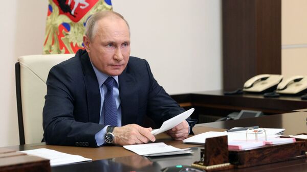 Президент РФ В. Путин провёл заседание Российского организационного комитета Победа - Sputnik Moldova-România