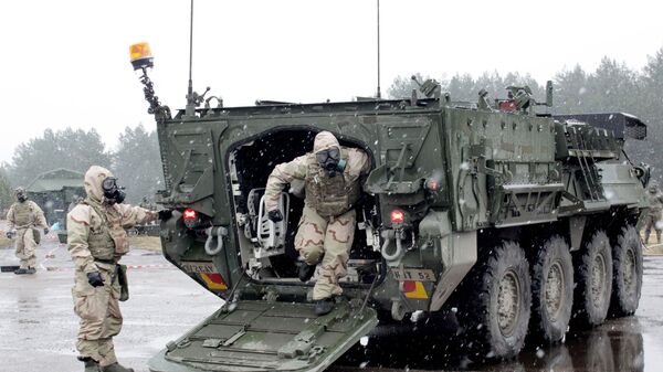 Военные учения НАТО Operation Summer Shield на полигоне Адажи в Латвии - Sputnik Moldova
