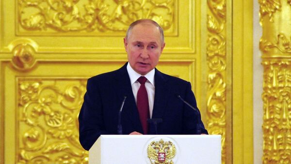 Президент РФ В. Путин  - Sputnik Moldova-România