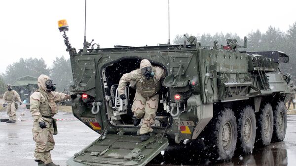 Военные учения НАТО Operation Summer Shield на полигоне Адажи в Латвии - Sputnik Moldova-România