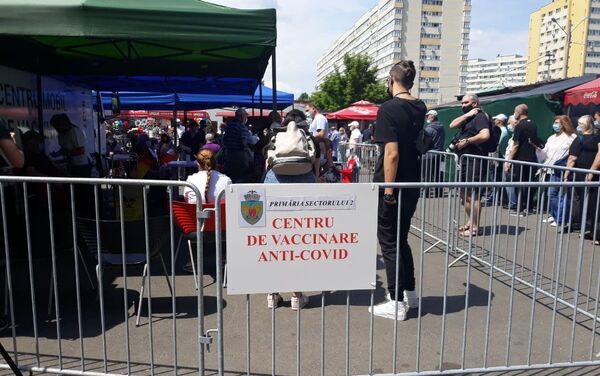 Vaccinare în București la Obor - Sputnik Moldova