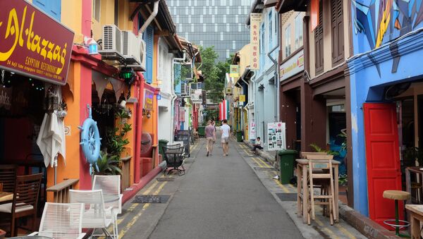 Улица Haji Lane в Сингапуре - Sputnik Moldova
