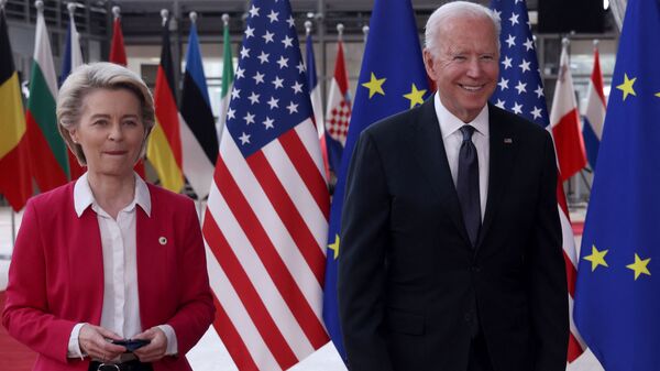 Joe Biden și Ursula von der Leyen - Sputnik Moldova-România