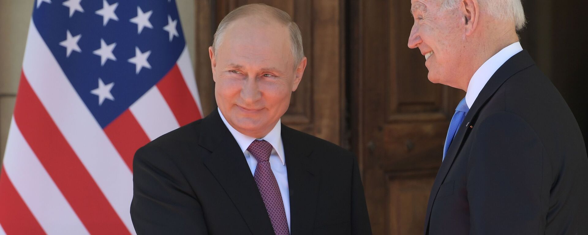 Встреча президентов России и США В. Путина и Дж. Байдена в Женеве - Sputnik Молдова, 1920, 31.12.2021